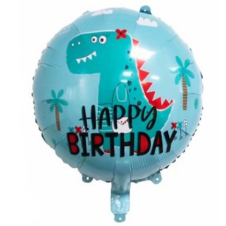 西門町發光派對屋 生日恐龍氣球, 1個, 圓形生日恐龍