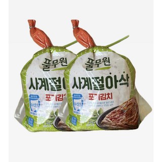 풀무원 사계절 아삭 김치 1.3kg 1개, 2개
