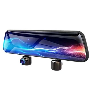 勝利者 10吋流媒體三鏡頭行車紀錄器 前後鏡頭 對車內鏡頭 電子後視鏡 營業車適用 計程車/UBER/娃娃車可用, 32G記憶卡, 主機x1 車充x1 後拉線x1 後鏡頭x1 綁帶x2 保固卡x1, 1GB