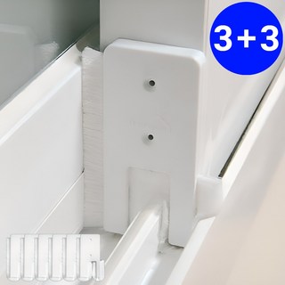 루시에 벌레 외풍 차단 틈새막이 풍지판 사계절 베란다용, 6개