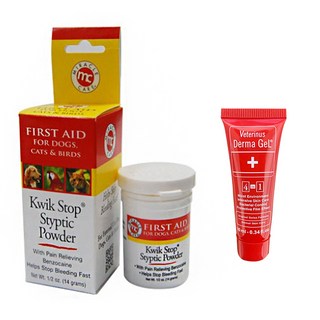 반려동물 강아지 고양이 상처연고 발톱 지혈제 상비약 상처소독, 1세트, 14g