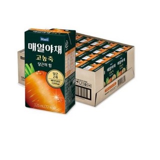 매일야채 고농축 당근의 힘 125ml, 39개