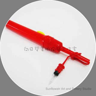 向日葵【燈把】燈籠提把 LED提把 省電提把 發光棒/燈把/提把/閃光, 1個, 普通燈把/黃光, 紅色