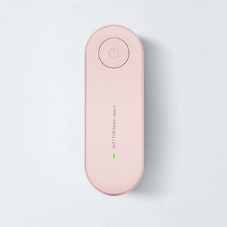 CiaoCiao 繑繑 台灣現貨-迷你負離子空氣淨化器，隨身攜帶，有效去除PM2.5，辦公室臥室車用, 粉色