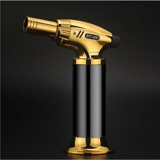 AT-600 高溫噴火槍 1300度 料理噴燈 修繕焊接 露營用火源 防風點火槍, 1個, 酷炫黑【出貨前會填充瓦斯】