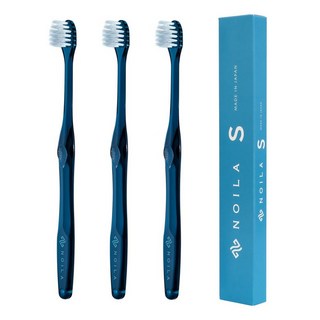 NOILA-S 3개 세트[공식]어른의 프리미엄 칫솔 일본제 초극세모 컴팩트 헤드