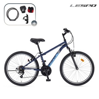 2026 삼천리 레스포 24 태풍SF 자전거 초등학생 중학생 주니어 입문용 MTB자전거, 1개, 159cm, 네이비 (무광/90% 조립)