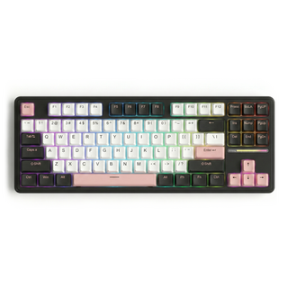 Nodal M87 유무선 3모드 텐키리스 기계식키보드 핫스왑, 코코넛화이트축, 블랙