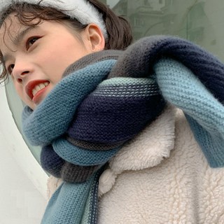 유어더메인 겨울 여자 남자 커플 목도리 머플러