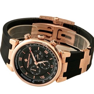 발키리 헤리티지 VALKYRIE HERITAGE V-7090GNB (로즈골드) 남성용 시계 + 블랙메탈밴드 + 실리콘밴드