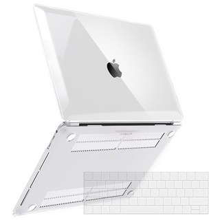 맥북 클리어 하드 케이스 + 키스킨, 투명, 1개
