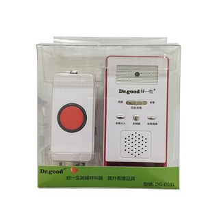 【海夫健康生活館】杏華 Dr. good 好一生 第二代 無線呼叫器 子母 家用 看護鈴(DG-0101), 1個