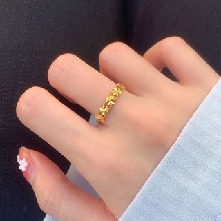 女戒指 幸運草 氣質 可調節 簡約時尚 幸運草造型 百搭款