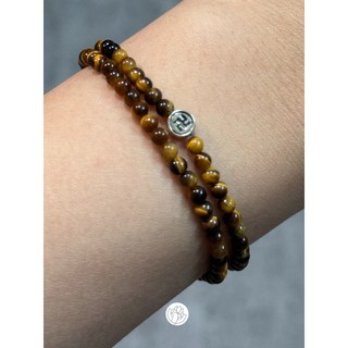 소원부적 호안석 108 염주 재물운 불교 원석 팔찌, 1개, 호안석(XL)