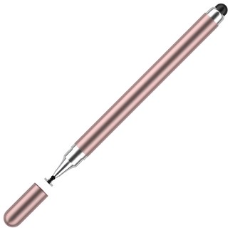 Dayeongyeong 矽膠超細手機平板雙頭觸控筆, 玫瑰金(JR033), 1個