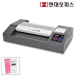 현대오피스 페이퍼프랜드 6롤러 과열방지 국산A3코팅기 PL-1226+코팅지 100매, 단품
