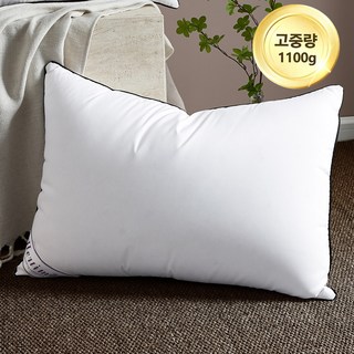 헤르티만 프리미엄 호텔용 마이크로화이버 베개솜 지퍼형, 화이트, 1개