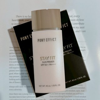 PONY EFFECT Stay Fit Sun Primer 水透嫩妝前防護乳 40ml, 1個