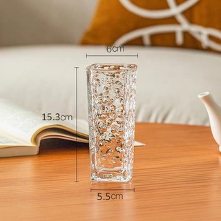 DELI德力 仿藤編 珠點 玻璃花瓶, 珠點玻璃花瓶