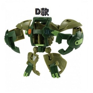 【M.M小舖】BANDAI 轉蛋 扭蛋 扭蛋變形機器人 操作 機甲 機台 機器人 AI 人工智慧 全6款, 1個, D款/綠色機甲21B15