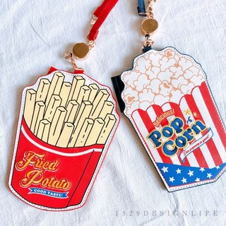 電影必備零食系列票卡夾 ㄖ本原裝, 1個, 爆米花