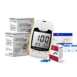 오상헬스케어 글루코랩 혈당측정기 세트, 1세트
