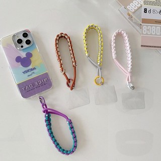 손목걸이 도난방지 스트랩 스마트폰 분실방지 조절가능 안전한, 1개, 옐로우