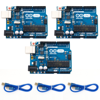 아두이노 우노 R3 고품질 호환 보드 (USB 2.0 케이블 포함), 3개