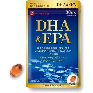 Herb Health Honpo 허브 헬스 혼포 DHA EPA 오메가 3 피시 오일 Crill 오일, 2개, 30정