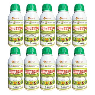 농사친구 파리응애균뚝 액제 유기농업자재 병해충관리제, 10개, 500ml