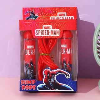 兒童跳繩熱賣 卡通兒童跳繩 文具套裝禮盒 小學生用品禮物 六一禮品幼兒園畢業獎品, 蜘蛛, 1個