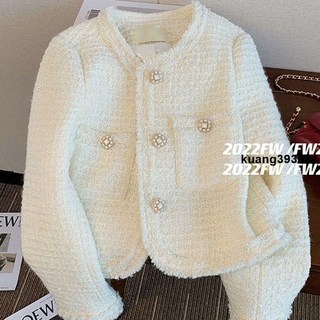 開衫時尚小香風短外套，溫柔慵懶風，高階感名媛氣質，春秋新款女裝