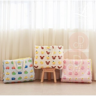 Moumouchou 雙面莫代爾午睡袋 幼兒園睡袋 遊戲墊 親膚柔軟, 防水收納袋