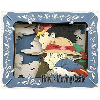 Ensky 霍爾的移動城堡 紙劇場拼圖 卡西法 蘇菲 霍爾 吉卜力 宮崎駿 紙雕 卡片 全新現貨, 1個, 霍爾和蘇菲(PT-166)