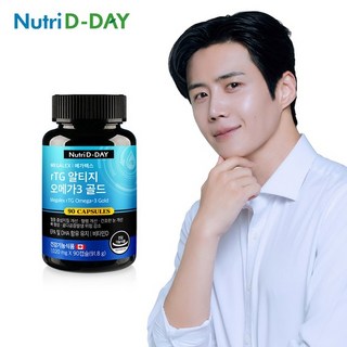 뉴트리디데이 메가렉스 rTG 알티지 오메가3 골드 91.8g, 90정, 1개