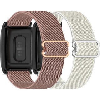 WHOOP 4.0 여성용 5.0 피트니스 및 활동 트래커용 초핏 엘라스틱 밴드 통기성 나일론 루프 스트랩 유연한 조절 가능한 교체 손목, Pink&StarLight