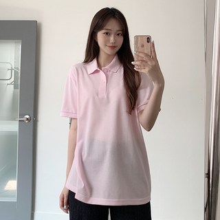 티데일리 남녀공용 PK 30수 카라 반팔 티셔츠