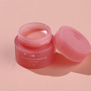 台灣出貨 包裝全新升級 睡美人極萃滋養睡眠唇膜 晚安 晚安唇膜 3g小樣, 1個, 20瓶以上（單瓶價格）