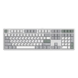 한성컴퓨터 3모드 폼떡 가스켓 기계식 키보드 딥블루 뽀송 38g, 저소음 적축, GK798PRO, 메탈화이트