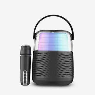 블루투스 스피커 휴대용 노래방 캠핑용 블루투스 마이크 음악 조명 미니 가정용 야외용 행사용 핸드 음질