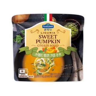 폰타나 베이크드 스위트 펌킨 크림 수프, 180g, 6개