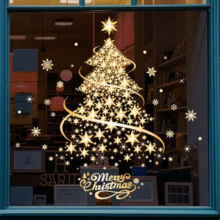 [조아조아] 크리스마스 비접착 창문 정전기 스티커 15종, 11번 스타일