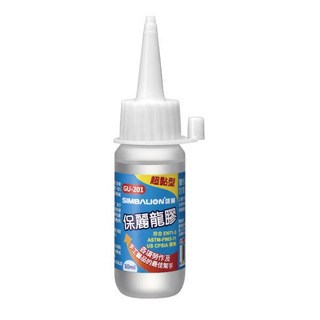 雄獅 GU-201 超黏型保麗龍膠 30ml - 模型、手工藝品專用，黏性強、透明無痕, 1個