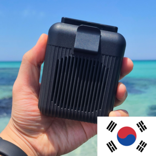 바디쿨러 휴대용 선풍기 블랙