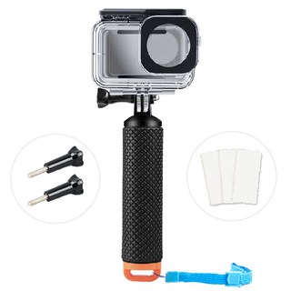 텔레신 오즈모액션 5 4 3 프로 방수하우징 케이스 + 플로팅 핸드 그립 부력봉 + 김서림방지킷, 1세트, 오즈모액션방수하우징