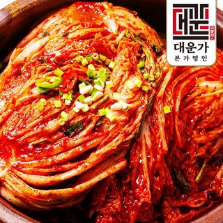 [대운가 본가명인] 전재료 100% 국내산 배추김치 포기김치 갓담은 당일주문 김장 김치, 4kg, 1개