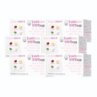 여성용 올인원 종합 비타민미네랄 스트레스완화 영양균형 몸속정화 30포 6박스, 6개, 30정