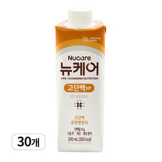 뉴케어 고단백 단백질 영양식 30팩, 200ml, 30개