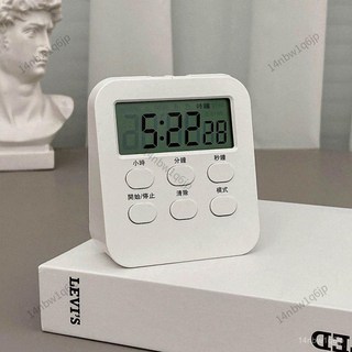 【臺灣出貨】小鬧鐘 電子鐘 桌上時鐘 作業自律時間管理器時學生計時器學生專用做鍾鬧鍾桌麵時鍾考研用 打鈴鬧鍾 床頭鬧鐘, 底座款粉色【正倒計時+時鐘鬧鐘】2318,【自律小助手+送電池】多功能計時器