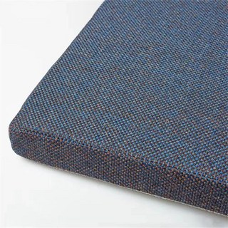 더블 파이핑 맞춤형 롱 벤치 쿠션 의자 시트 소파 베개 베이 윈도우 장식 쿠션 소파 정원 벤치 그네용, 170x40x5cm, 64)SG- 2 blue brown